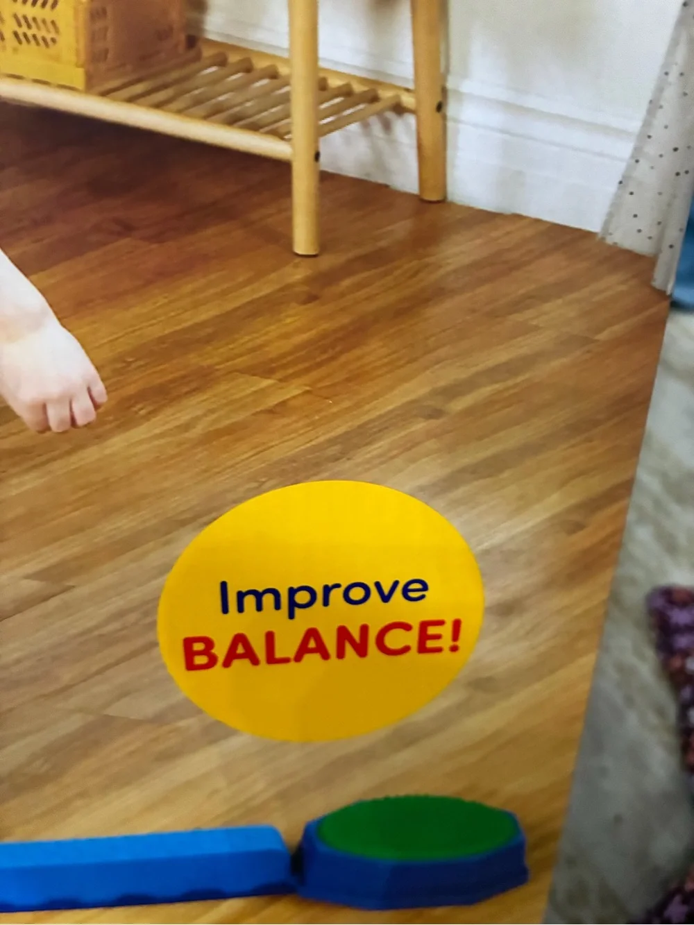 Sensory Balancing Beams & Stepping Stones - Blue/Green